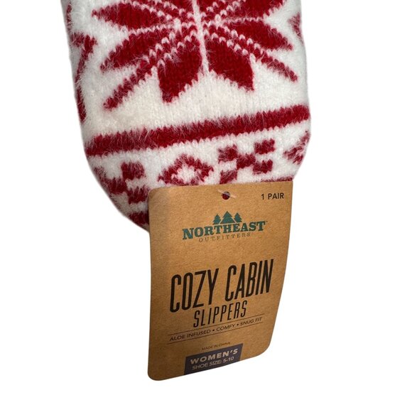 2/$30 NWT Northeast Outfitters Cozy Cabin Slippers Aloe Infused Comfy Snug Fit - Picture 6 of 8